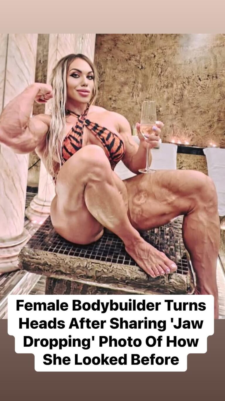 Female Bodybuilder Turns Heads After Sharing ‘Jaw Dropping’ Photo Of How She Looked Before