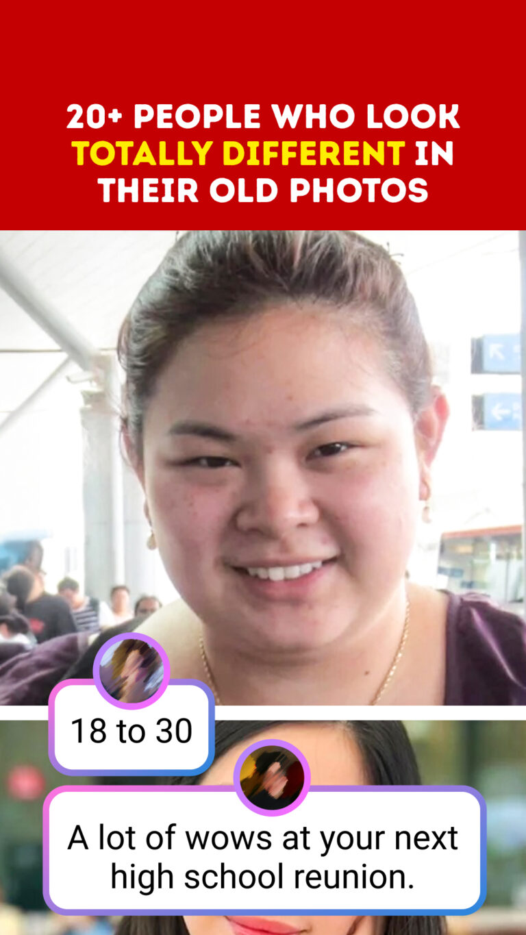 20+ People Who Look Totally Different in Their Old Photos