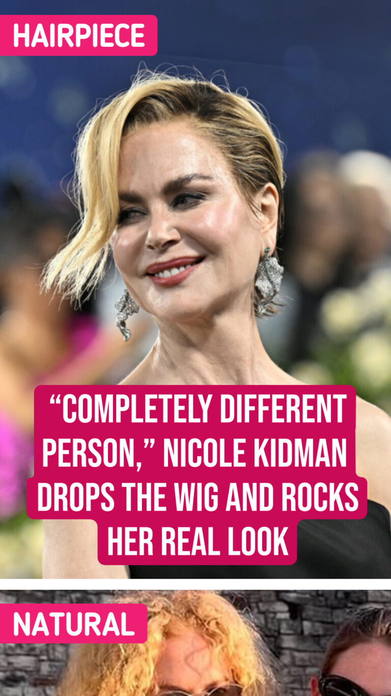 “Completely Different Person,” Nicole Kidman Drops the Wig and Rocks Her Real Look