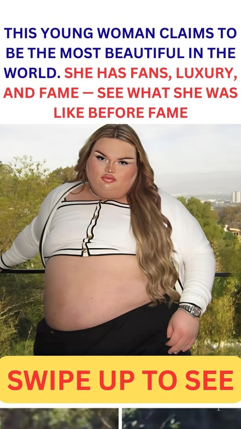 This young woman is deeply convinced that she is the most beautiful unique and charismatic woman in the world