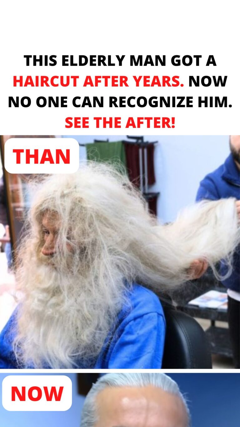 After a while, this elderly man got his hair trimmed, yet no one still recognizes him. Pictures Are Here!