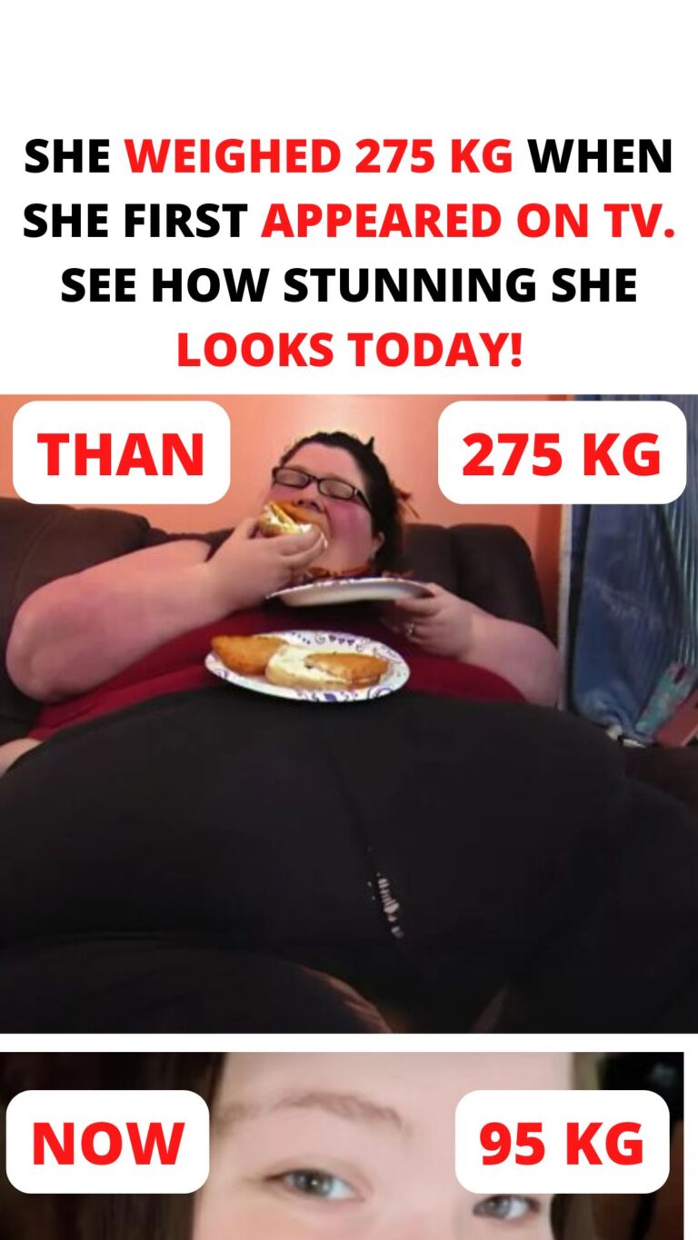 She weighed 275 kg when she was first shown on television.