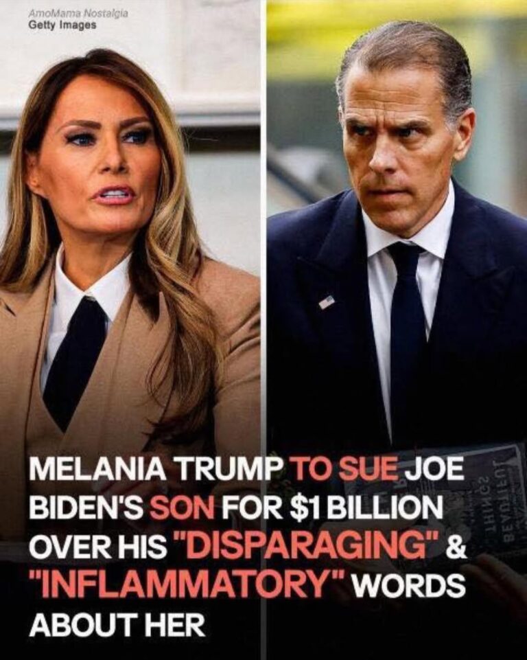 Melania Trump Threatens $1 Billion Lawsuit Against Hunter Biden Over Epstein Claim