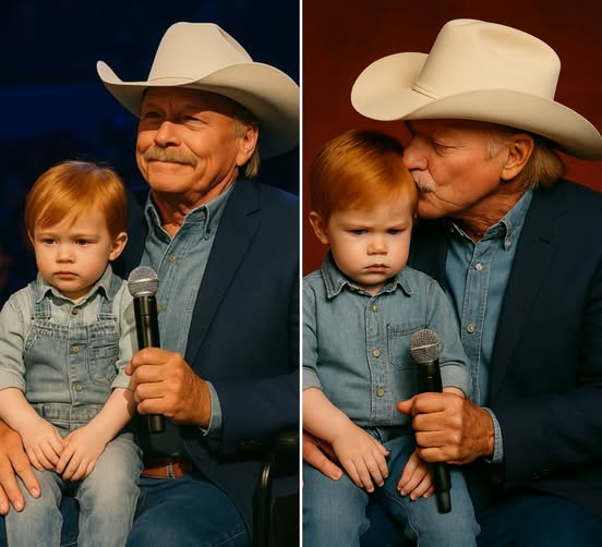 Alan Jackson Stuns Fans by Whispering “The Next Diamond” to His Grandson in the Middle of His Concert.