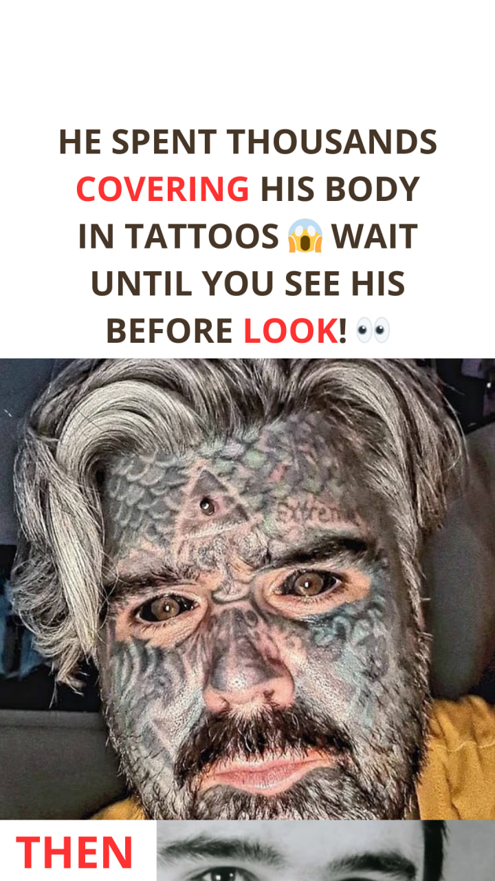 He Dropped Thousands on Full-Body Tattoos! You Have to See His Before Photos.