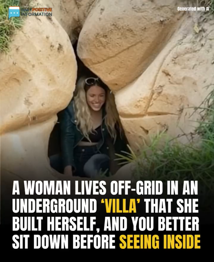 World’s Most Secret Underground Villa Built By A Woman Living Off The Grid